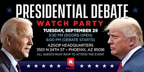 Presidential Debate Watch Party (AZGOP Headquarters) primary image