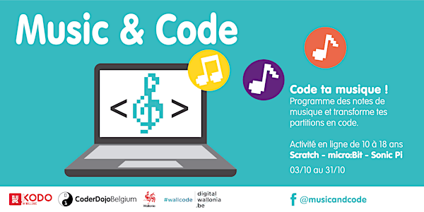 Music & Code - 21 Octobre - Session Scratch  10-13 ans