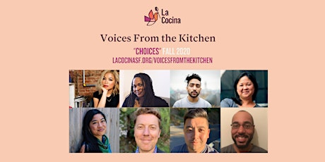 Imagen principal de Voices from the Kitchen, Fall 2020: Choices