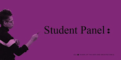 UCLA Arts Student Chat: Design|Media Arts (Virtual) primary image
