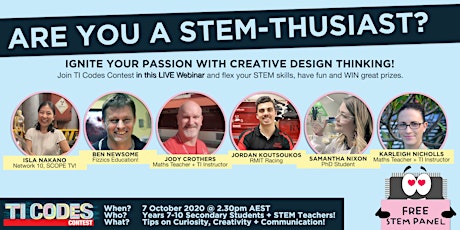 Are you a STEM-thusiast? Ignite your passion with creative design thinking! primary image