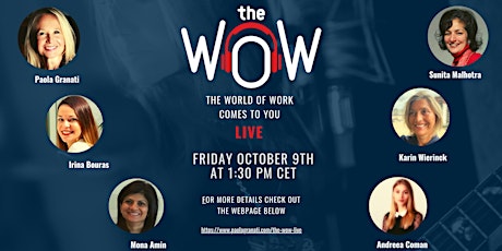 Hauptbild für the WoW - the World of Work -goes LIVE !!
