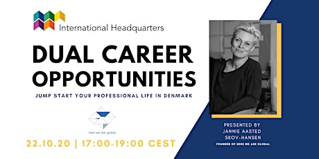 Dual Career Opportunities : Jumpstart Your Professional Career in Denmark primary image