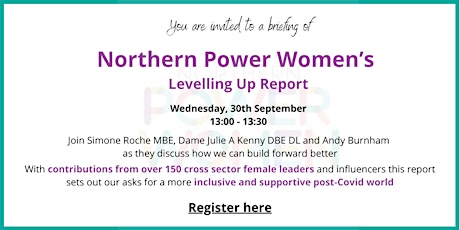 Northern Power Women Levelling Up Report Briefing primary image