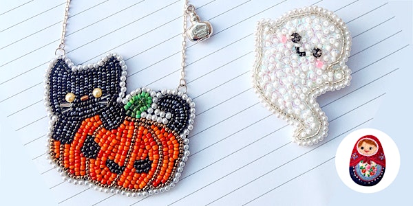 Cute & Spooky Bead Embroidered Accessories Craft Workshop