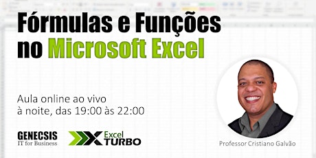 Imagem principal do evento Fórmulas e Funções no Microsoft Excel