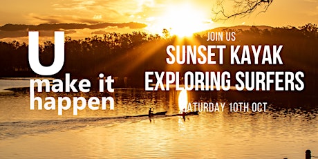Sunset Kayak Exploring Surfers primary image