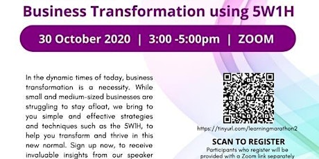 Webinar - Business Transformation using 5W1H primary image