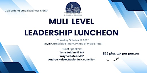 Image principale de A Multi-Level Leadership Luncheon