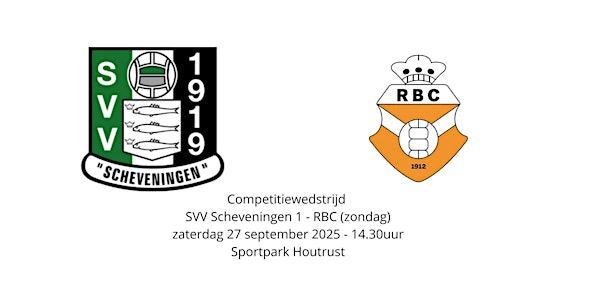 SVV Scheveningen 1 - RBC (zondag)