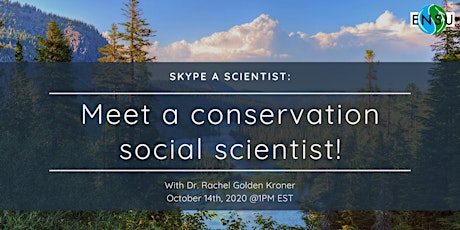 Skype  a Scientist: meet a conservation social scientist! primary image