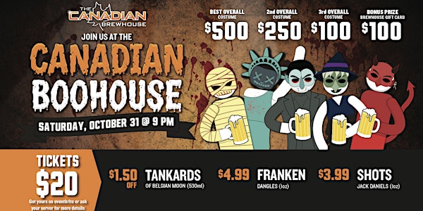 The Canadian Boohouse | Lethbridge Halloween Party
