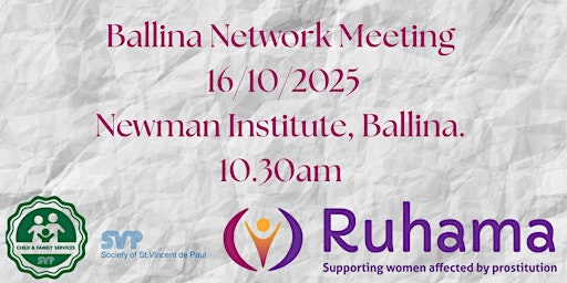 Image principale de Ballina Network Meeting - Autumn 2025
