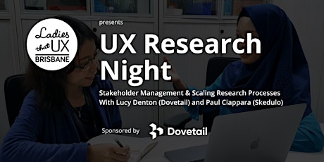 LTUX User Research | Stakeholder Management & Scaling Research Processes primary image