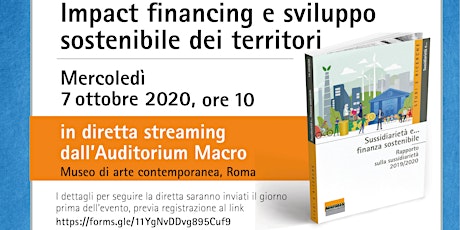 Immagine principale di Impact financing e sviluppo sostenibile dei territori 