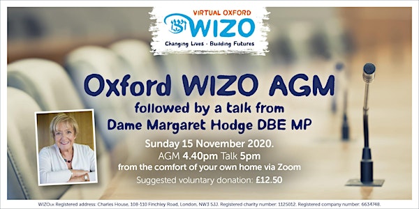 Virtual Oxford – AGM and Dame Margaret Hodge Talk