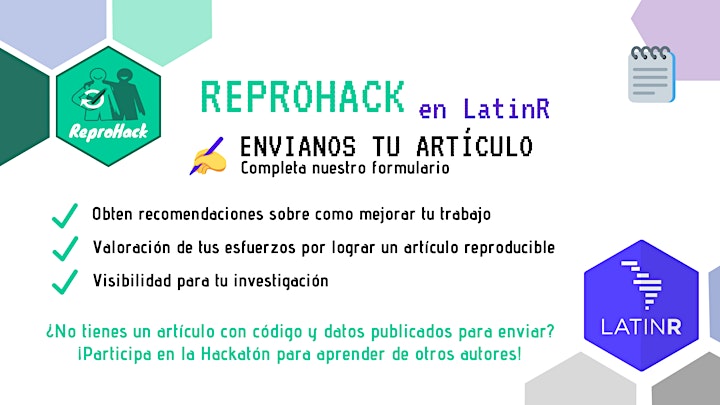 Imagen de ReproHack en español - LatinR 2020