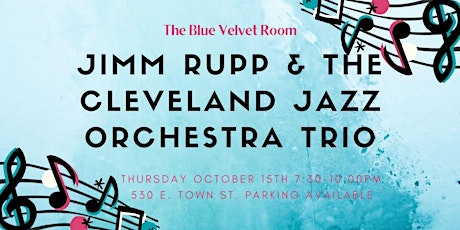 Jim Rupp & The Cleveland Jazz Orchestra Trio at The Blue Velvet Room primary image