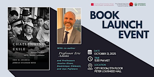 Image principale de Book Launch: Challenging Exile