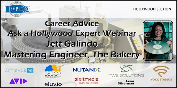 Career Advice-Ask a Hollywood Expert Webinar-Jett Galindo, Audio Engineer