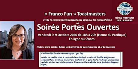 Portes Ouvertes « Franco Fun » Toastmasters primary image