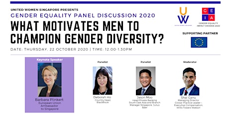 Image principale de Gender Equality Panel Discussion 2020
