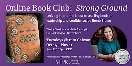 Image principale de Virtual 4-Part Book Club: Strong Ground by Brené Brown