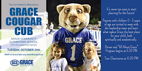 Become a Grace Cougar Cub! primary image