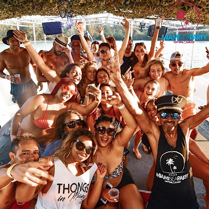 Miami Boat Miami - Unlimited drinks included image