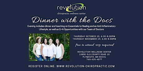 Dinner with the Docs | October 15