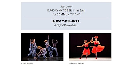 Community Day - Inside the Dances: A Digital Presentation primary image