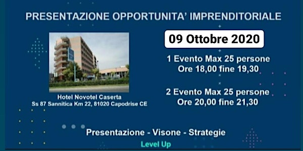 Presentazione Opportunità Imprenditoriale  09 Ottobre 2020