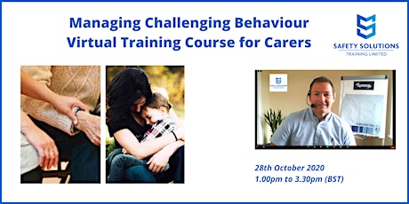 Managing Challenging Behaviour  Course for Carers primary image