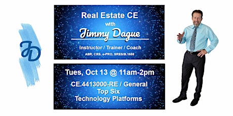 GENERAL CE  WITH JIMMY DAGUE - TOP SIX TECHNOLOGY PLATFORMS primary image