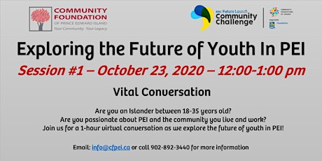 Exploring the Future of Youth In PEI - Session #1 primary image