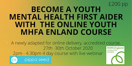 MHFA Youth Mental Health First Aid course ONLINE primary image