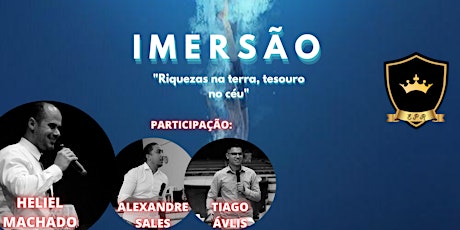 Imagem principal do evento IMERSÃO BÍBLICA - ESCOLA DE PRINCÍPIOS DO REINO