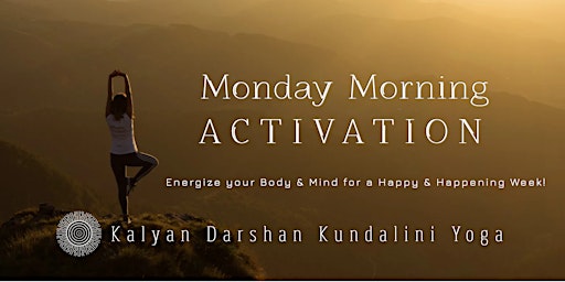 Hauptbild für Monday Morning Activation - Online Yoga and Meditation
