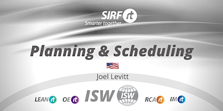 SIRF ISW Joel Levitt |  Maintenance Planning & Scheduling primary image