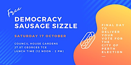 Democracy Sausage Sizzle primary image