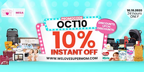 SuperMom 10.10 MEGA SALES! – Joining in all the 10.10 sprees in town! primary image