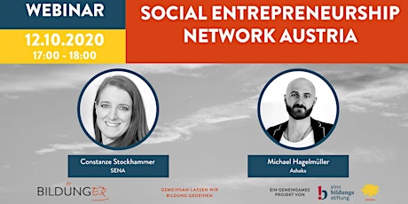 Hauptbild für WEBINAR: SOCIAL ENTREPRENEURSHIP NETWORK AUSTRIA