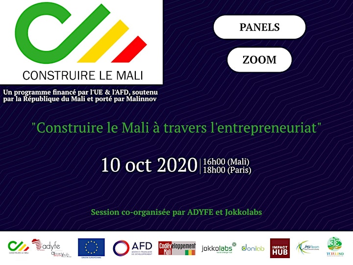 Programme "Construire le Mali" - Webinaire ADYFE/Jokkolabs image