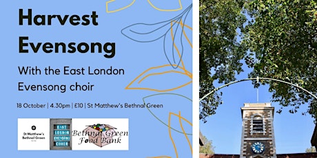 Harvest Evensong with the East London Evensong Choir primary image