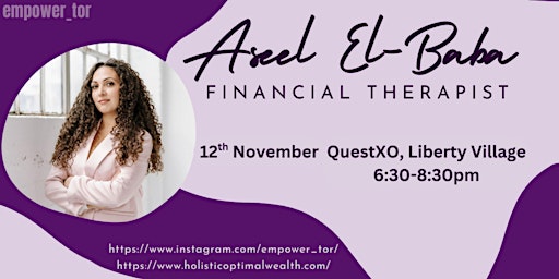 Image principale de Toronto Women Networking + Educational Event: Financial Therapy