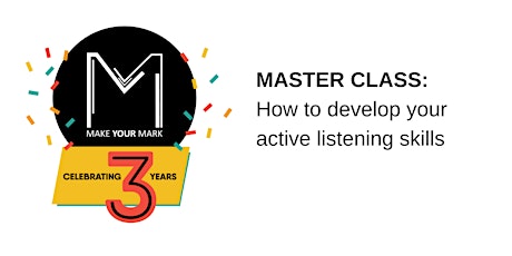 Master class: How to develop your active listening skills primary image