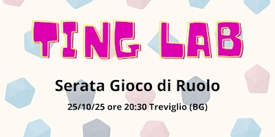 TinG Lab - Serata GdR primary image