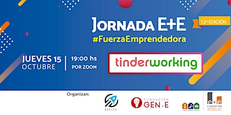 Primaire afbeelding van Tinderworking en la 12º edición de la Jornada E+E #FuerzaEmprendedora