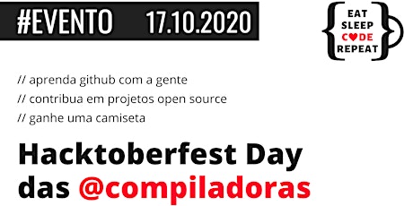 Imagem principal do evento Hacktoberfest Day das Compiladoras
