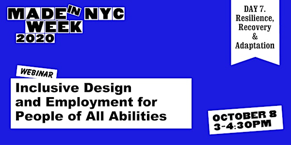 Inclusive Design and Employment for People of All Abilities